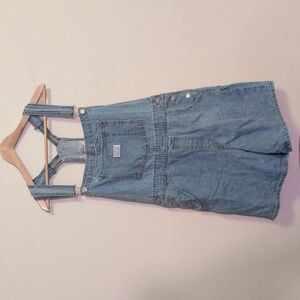 Levi's Classic Blue Denim Shortalls